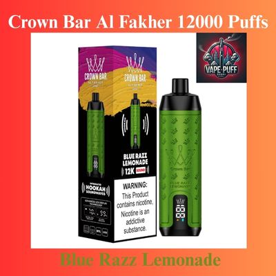 Battery Specs & Charging (Type-C) - Crown Bar Al Fakher 12000 Puffs