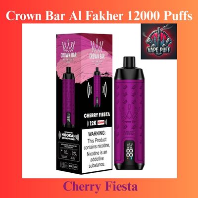 Nicotine Salt Strength – Smooth Yet Satisfying - Crown Bar Al Fakher 12000 Puffs