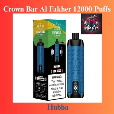 How to Use & Charge – Crown Bar Al Fakher 12000 Puffs
