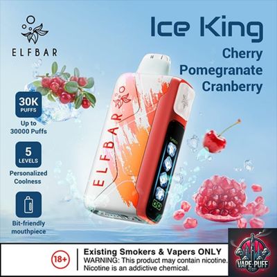 Available Flavors in Dubai/UAE of ELFBAR Ice King 30000 Puffs