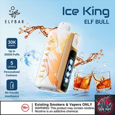Design & Portability - ELFBAR Ice King 30000 Puffs