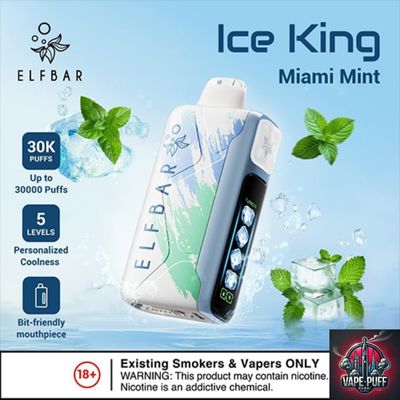What’s Inside the Box of ELFBAR Ice King 30000 Puffs?