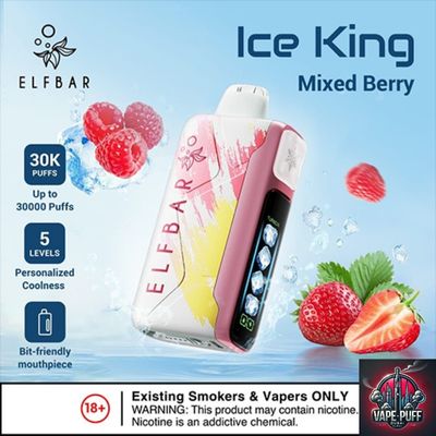 Eco-Friendly Usage & Disposal - ELFBAR Ice King 30000 Puffs