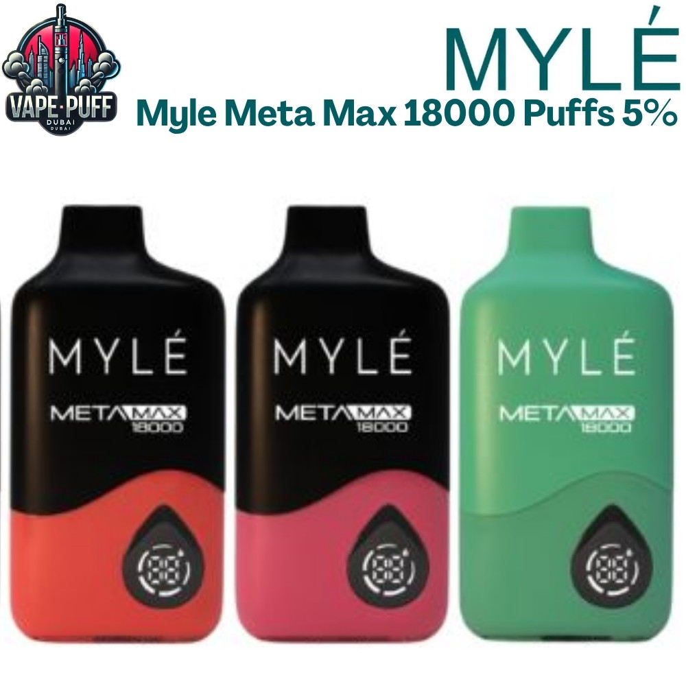 Myle Meta Max 18000 Puffs 50MG All Flavors Disposable Vape in Dubai UAE Myle Meta Max 18000 Puffs 50MG All Flavors Disposable Vape in Dubai UAE