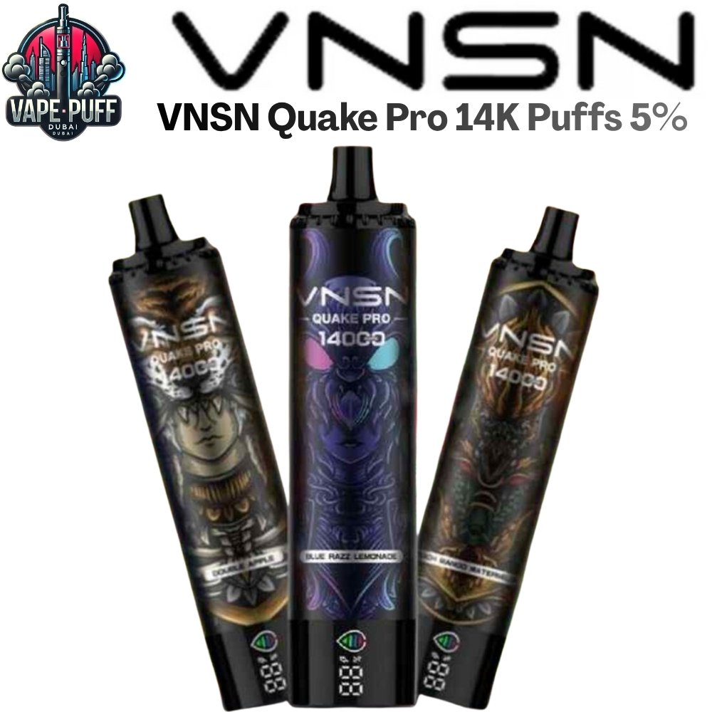 VNSN Quake Pro 14000 Puffs 50MG All Flavors Disposable Vape in Dubai UAE VNSN Quake Pro 14000 Puffs 50MG All Flavors Disposable Vape in Dubai UAE