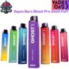 Vapes Bars Ghost Pro 3500 Puffs 20MG All Flavors Disposable Vape in Dubai UAE