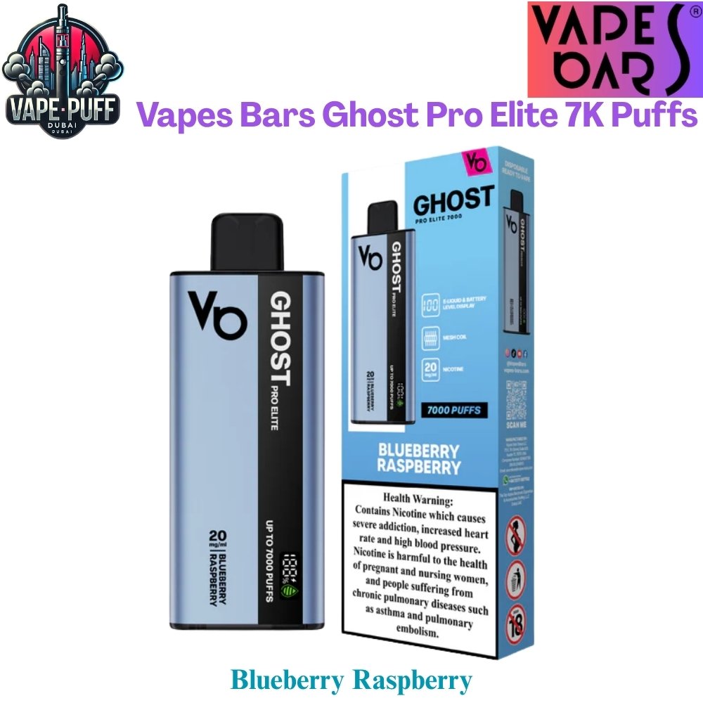 Vapes Bars Ghost Pro Elite 7000 Puffs 20MG Blueberry Raspberry Disposable Vape in Dubai Vapes Bars Ghost Pro Elite 7000 Puffs 20MG Blueberry Raspberry Disposable Vape in Dubai