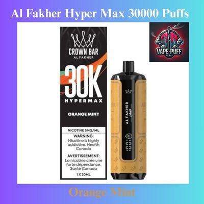Al Fakher Crown Bar Hyper Max 30000 Puffs in Dubai Meets Vape Tech