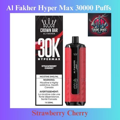 From Charcoal to Charging Port — It’s a New Era - Al Fakher Crown Bar Hyper Max 30000 Puffs in Dubai
