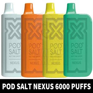 All Flavor of POD Salt Nexus 6000 Puffs, Vape Puff Dubai
