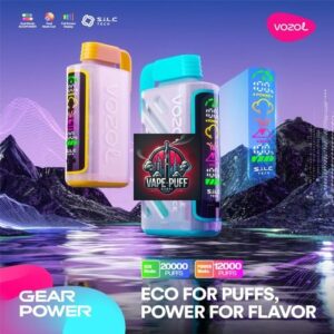 All Flavor of Vozol Gear Power 20000 Puffs, Vape Puff Dubai