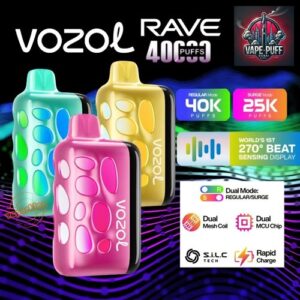 Vozol Rave 40000 Puffs Disposable Vape