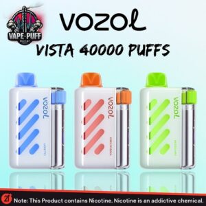All Flavors of Vozol Vista 40000 Puffs, Vape Puff Dubai