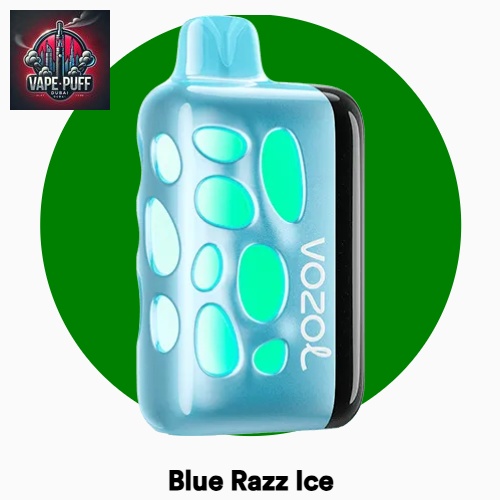 Blue Razz Ice Flavor of Vozol Rave 40000 Puffs, Vape Puff Dubai