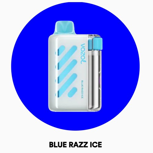 Blue Razz Ice Flavor of Vozol Vista 40000 Puffs, Vape Puff Dubai