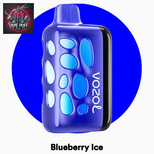 Blueberry Ice Flavor of Vozol Rave 40000 Puffs, Vape Puff Dubai
