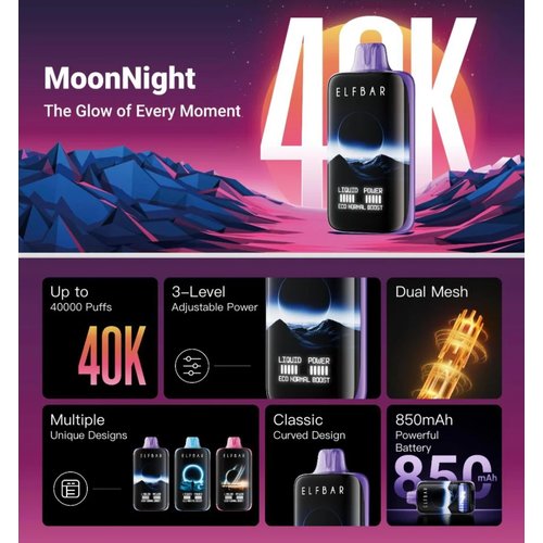 ELF BAR Moon Night 40000 Puffs 50MG