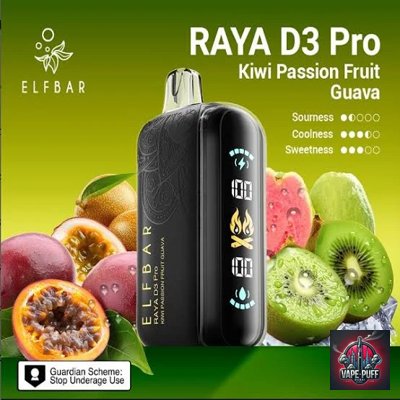 Three Intelligent Puff Modes - ELFBAR Raya D3 Pro 30000 Puffs
