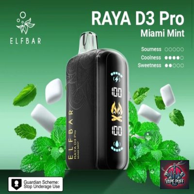 Rechargeability & Battery Life of ELFBAR Raya D3 Pro 30000 Puffs