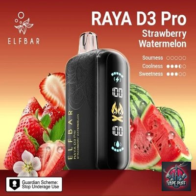 UAE QR Tax Stamp - ELFBAR Raya D3 Pro 30000 Puffs