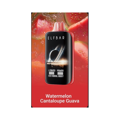 Watermelon Cantaloupe Guava-ELF BAR Moon Night 40000 Puffs, Vape Puff Dubai