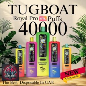All Flavor of Tugboat Royal Pro 40000 Puffs
