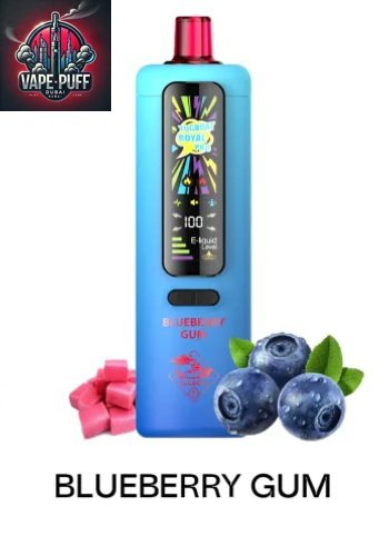 Bluberry Gum Flavor of Tugboat Royal Pro 40000 Puffs
