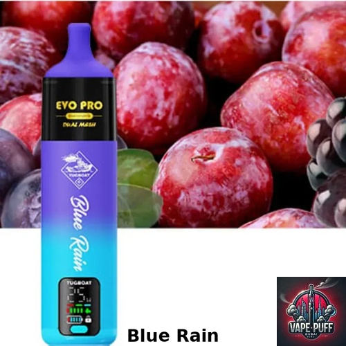 Blue Rain Flavor of Tugboat EVO Pro 15000 Puffs