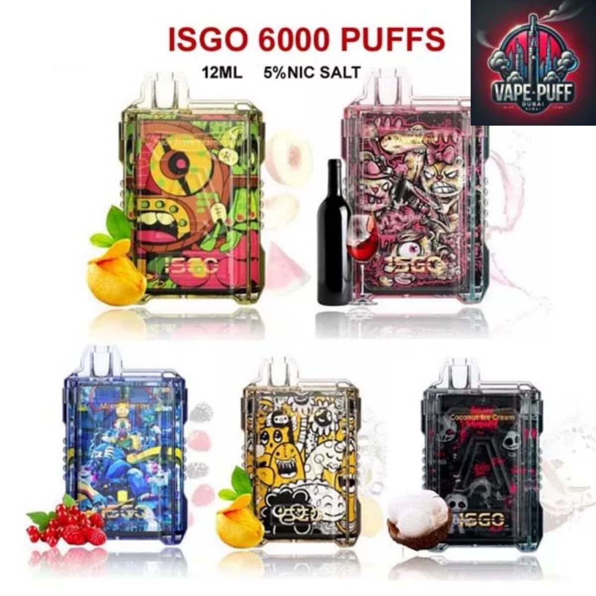 Isgo Bar 6000 Puffs