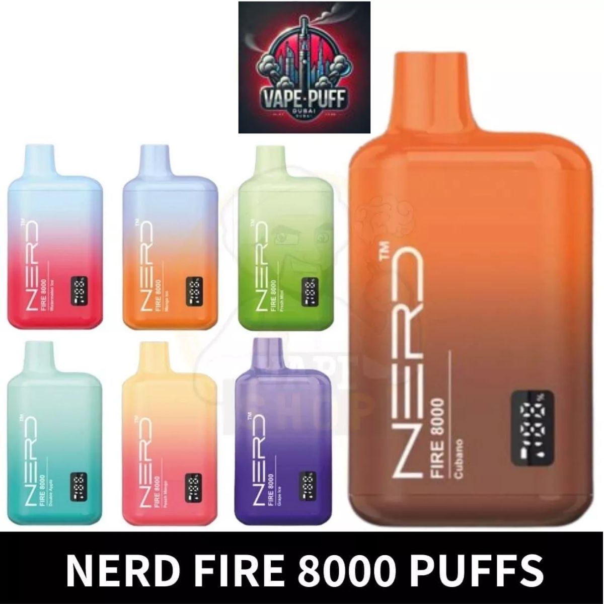 Nerd Fire 8000 Puffs