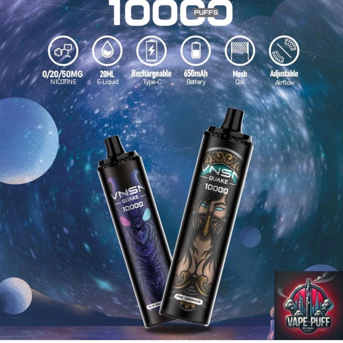VNSN Quake 10000 Puffs