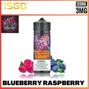 Isgo Bar 120ML E-Liquids Blueberry Raspberry 3MG