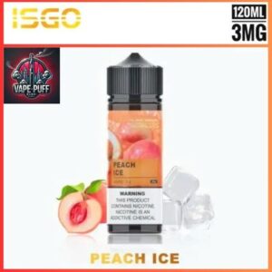 Isgo Bar 120ML E-Liquids Peach Ice 3MG
