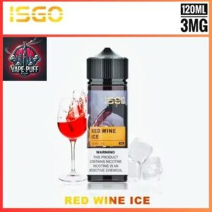 Isgo Bar 120ML E-Liquids Red Wine Ice 3MG