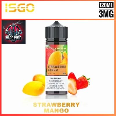 Isgo Bar 120ML E-Liquids Strawberry Mango 3MG