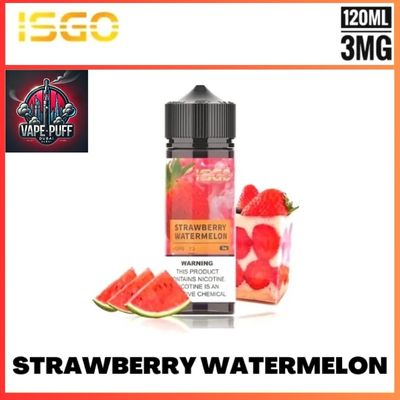Isgo Bar 120ML E-Liquids Strawberry Watermelon 3MG