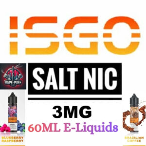 Isgo Bar 60ML E-Liquids All Flavour 3MG