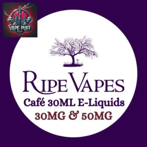 Ripe Vape Café All Flavors 30ML E-Liquids 30MG And 50MG