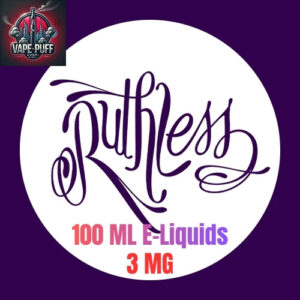 Ruthless 100ML E-Liquids All Flavour 3MG