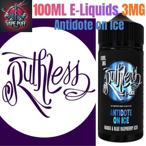 Ruthless 100ML E-Liquids Antidote on Ice 3MG