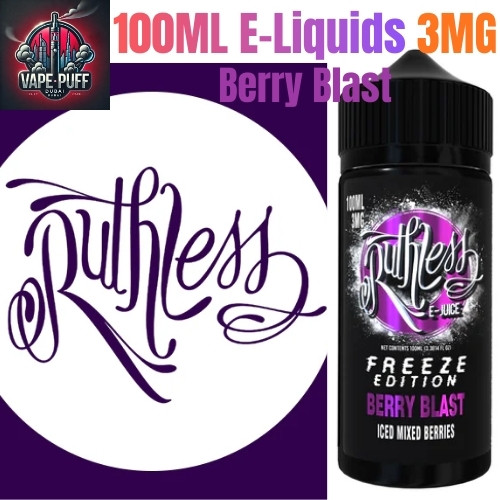Ruthless 100ML E-Liquids Berry Blast 3MG