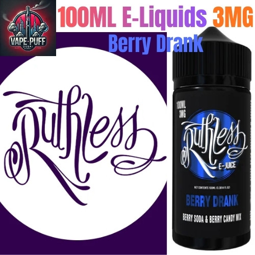 Ruthless 100ML E-Liquids Berry Drank 3MG