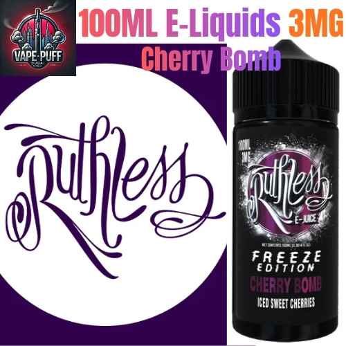 Ruthless 100ML E-Liquids Cherry Bomb 3MG