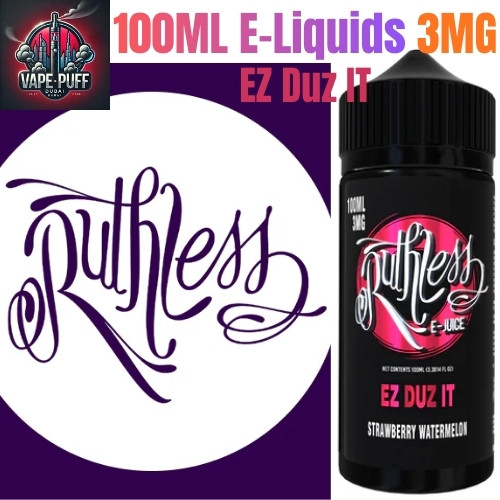 Ruthless 100ML E-Liquids EZ Duz IT 3MG
