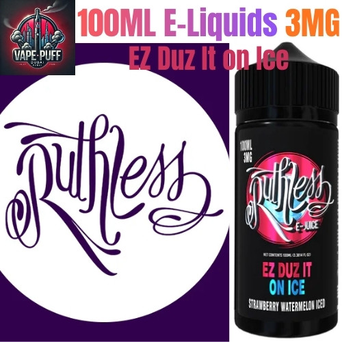 Ruthless 100ML E-Liquids EZ Duz IT on Ice 3MG