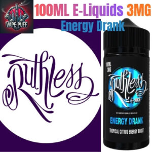 Ruthless 100ML E-Liquids Energy Drank 3MG
