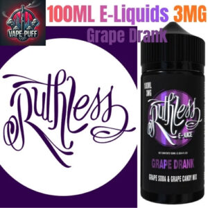 Ruthless 100ML E-Liquids Grape Drank 3MG