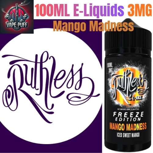 Ruthless 100ML E-Liquids Mango Madness 3MG