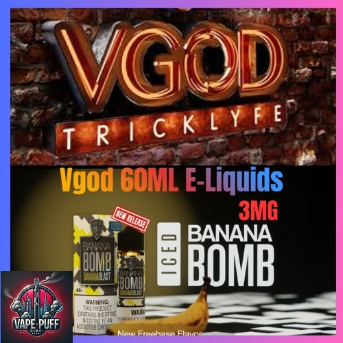 Vgod 60ML E-Liquids All Flavour 3MG