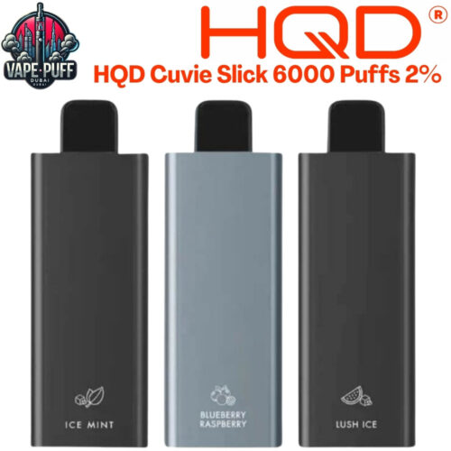 HQD Cuvie Slick 6000 Puffs 20MG All Flavors Disposable Vape in Dubai UAE
